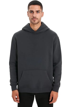 Erkek Kordonsuz Hoodie Kapüşonlu Sweatshirt Rahat Spor Tarz Giyime Uygun Sweat