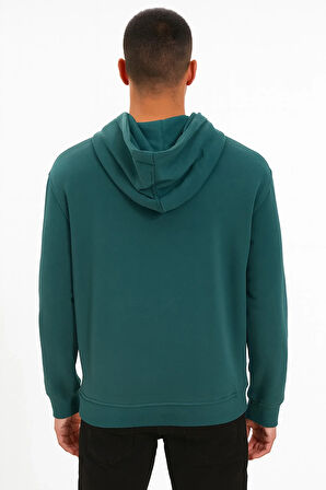 Erkek Kordonsuz Hoodie Kapüşonlu Sweatshirt Rahat Spor Tarz Giyime Uygun Sweat