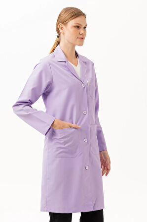 Kadın Uzun Kollu İş Önlüğü OEKOTEX Sertifikalı Vanessa Şık Rahat Cepli Model