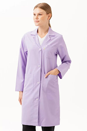 Kadın Uzun Kollu İş Önlüğü OEKOTEX Sertifikalı Vanessa Şık Rahat Cepli Model