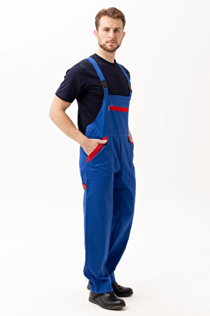 İş Güvenliği Tulumu Koyu Detaylı Gabardin Nandina Bahçıvan Tulum Konforlu Şık Kıyafeti