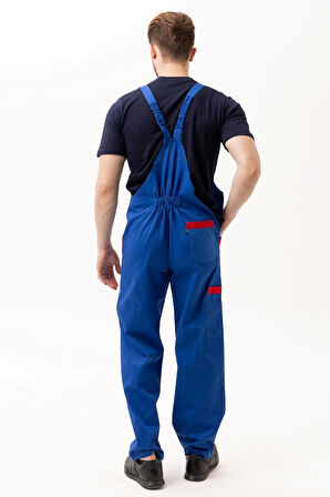 İş Güvenliği Tulumu Koyu Detaylı Gabardin Nandina Bahçıvan Tulum Konforlu Şık Kıyafeti