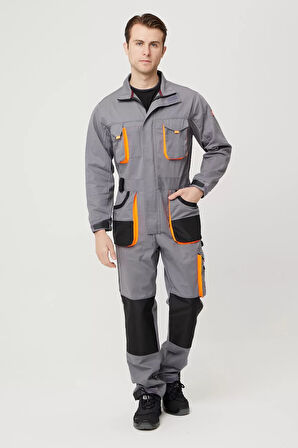 Erkek İş Tulumu Çok Cepli ve Dayanıklı Alaska Tulum Koruyucu Tasarım Şık Rahat Kesim