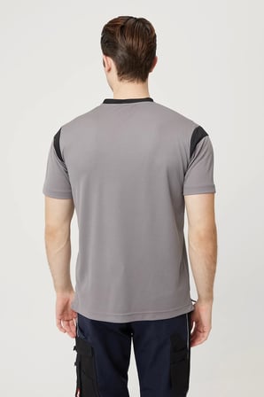 Erkek V Yaka Nefes Alan TShirt Allium Tişört Alabilir Esnek Şık İş Günlük İçin