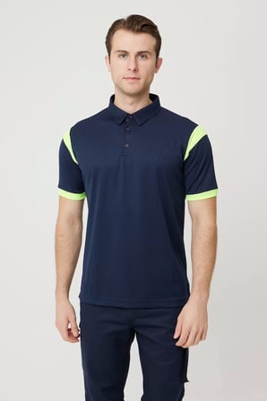 DryTouch Polo Yaka Tişört İş Güvenliği Allium Nefes Alabilir Hafif Konforlu Günlük İçin