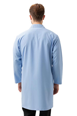 Erkek Uzun Kollu İş Önlüğü 75 Polyester OEKOTEX Vanessa Önlük Yaka Rahat