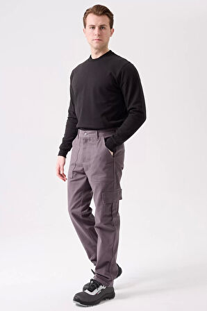 Kışlık Erkek İş Pantolonu Gabardin Dayanıklı ve Konforlu Galanthus Havalara