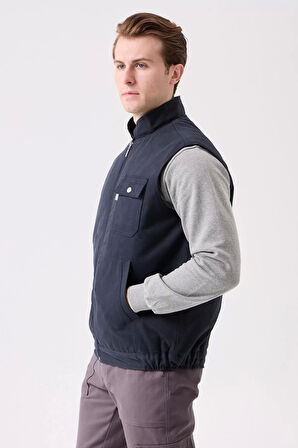 Kışlık Gabardin Yelek Erkek İş Güvenliği Galanthus Outdoor Sıcak Tutucu Rüzgar Geçirmez