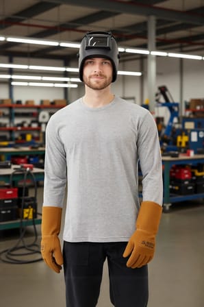 Uzun Kollu Tshirt 50 Pamuk Polyester Gaura Basic shirt Rahat Şık Tasarım Günlük Kombinler