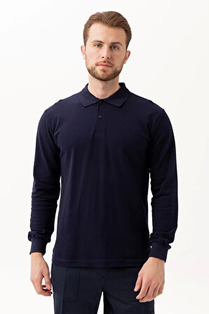 Polo Yaka Uzun Kollu Tshirt 100 Pamuk Padus shirt Şık Konforlu İş
