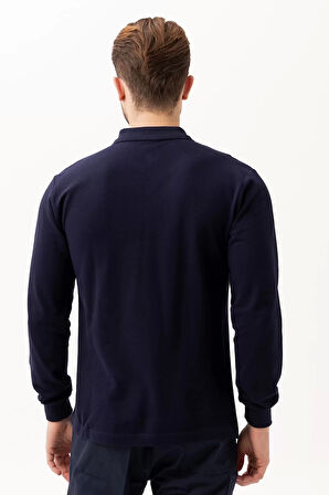 Polo Yaka Uzun Kollu Tshirt 100 Pamuk Padus shirt Şık Konforlu İş
