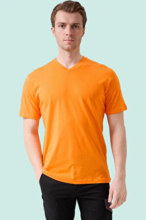 V Yaka 100 Pamuk Penye Tshirt Is Gvenligi Galanthus shirt Nefes Alabilir Rahat Şık Tasarım