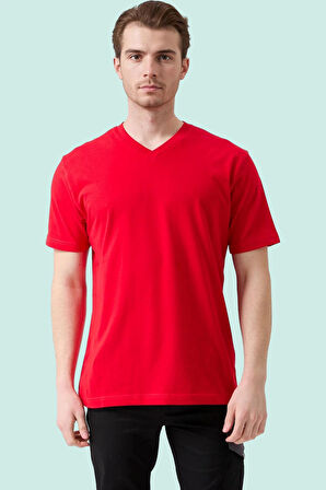 V Yaka 100 Pamuk Penye Tshirt Is Gvenligi Galanthus shirt Nefes Alabilir Rahat Şık Tasarım