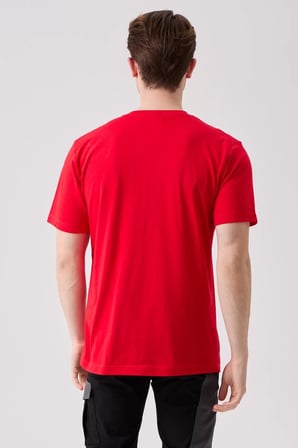 V Yaka 100 Pamuk Penye Tshirt Is Gvenligi Galanthus shirt Nefes Alabilir Rahat Şık Tasarım