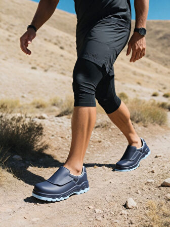 Su Geçirmez Cilt Deri İş Ayakkabısı 096 EN ISO 20345 Mekap Bora Suya Çelik Burunlu