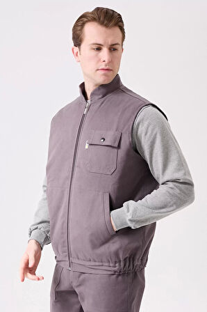 Kışlık Gabardin Yelek Erkek İş Güvenliği Galanthus Outdoor Sıcak Tutucu Rüzgar Geçirmez