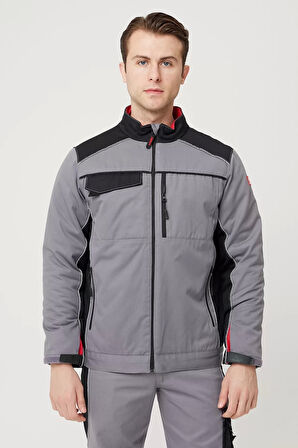 Kışlık Gabardin İş Güvenliği Mont Allium Havalarda Şıklık Koruma