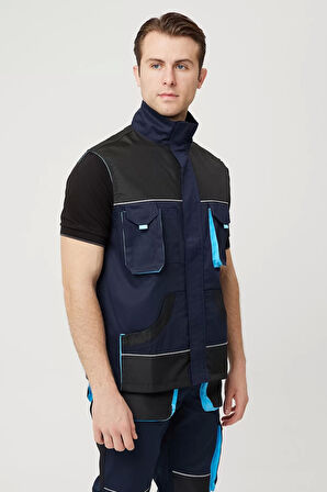 Dayanıklı İş Yeleği Çok Cepli Alaska Outdoor Yelek Nefes Alabilir Fonksiyonel Tasarım