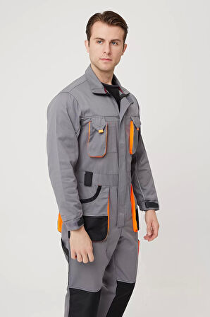 Erkek İş Tulumu Çok Cepli ve Dayanıklı Alaska Tulum Koruyucu Tasarım Şık Rahat Kesim