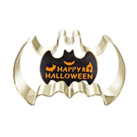 Halloween Yarasa-1 Kurabiye Kalıbı Şekillendirici Kopat
