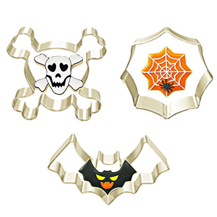 Halloween Kurabiye Kalıbı 3'lü Set-3