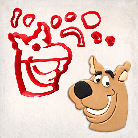 Scooby Doo Detay Kurabiye Kalıp Seti 10’lu