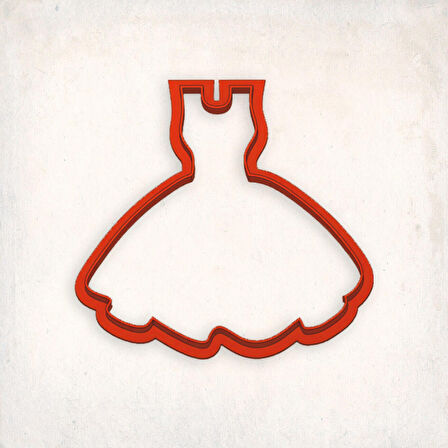 Abiye Elbise-9 Kurabiye Kalıbı Şekillendirici Kopat