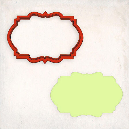 Çerceve-5 Kurabiye Kalıbı Şekillendirici Kopat