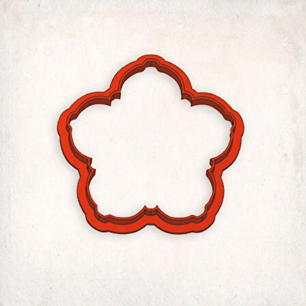 Çiçek-3 Kurabiye Kalıbı Şekillendirici Kopat 8cm