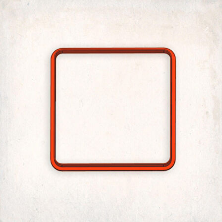 Kare Kurabiye Kalıbı Şekillendirici Kopat 10 x 10 cm