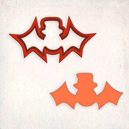 Noel Yarasa Kurabiye Kalıbı Şekillendirici Kopat