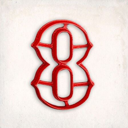 Stil Rakam 8 Kurabiye Kalıbı Şekillendirici Kopat