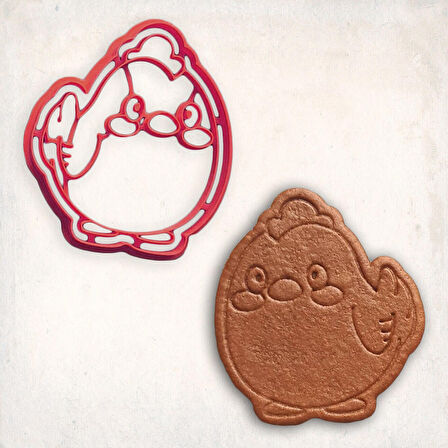 Tatlı Civciv Kurabiye Kalıbı Şekillendirici Kopat