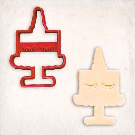 Pasta Kirpik Kurabiye Kalıbı Şekillendirici Kopat