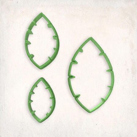 Tropikal Yapraklar-2 Kurabiye Kalıp Set 3’lü