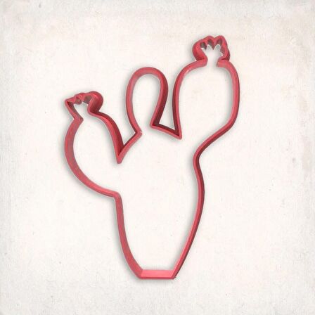 Kaktüs-2 Kurabiye Kalıbı Şekillendirici Kopat