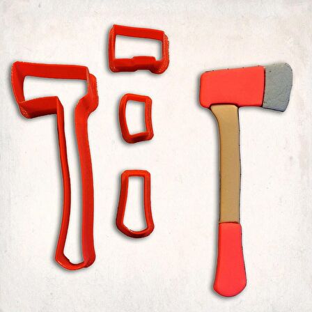 Balta-2 Detay Kurabiye Kalıp Seti 4’lü