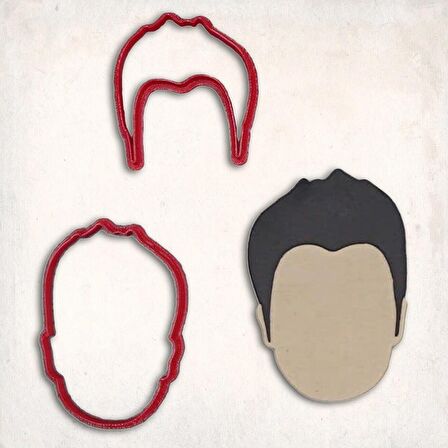 Boş Yüz-2 Detay Kurabiye Kalıp Seti 2’li