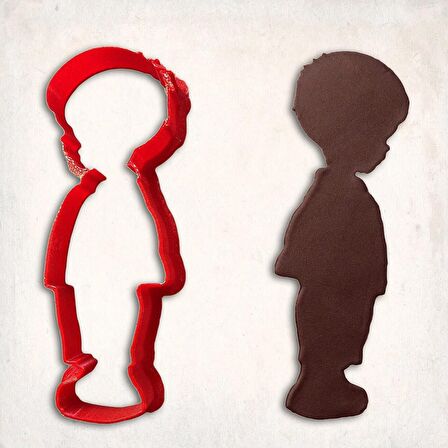 Erkek Bebek Kurabiye Kalıbı Şekillendirici Kopat