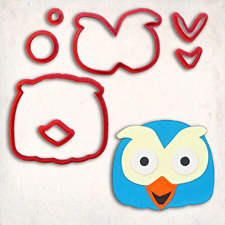 Giggle and Hoot Detay Kurabiye Kalıp Seti 7 Parça