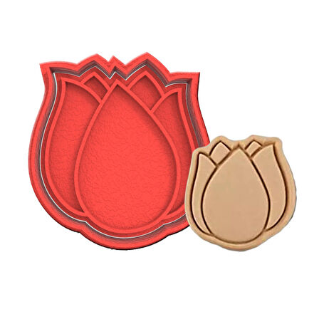 Çiçek Kurabiye Kalıbı Şekillendirici Kopat 2 parça