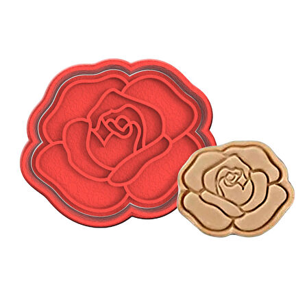 Çiçek Kurabiye Kalıbı Şekillendirici Kopat 2 parça