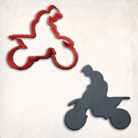 Offroad Bisiklet Kurabiye Kalıbı Şekillendirici Kopat