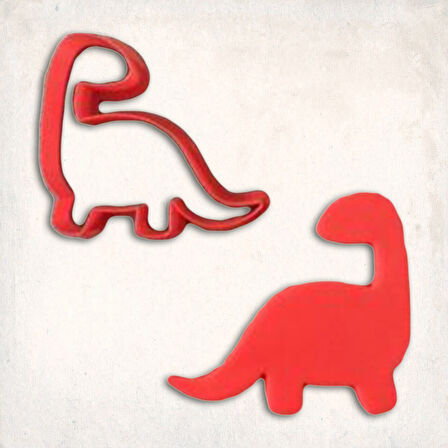 Brontosaurus Dinozor Kurabiye Kalıbı Şekillendirici Kopat