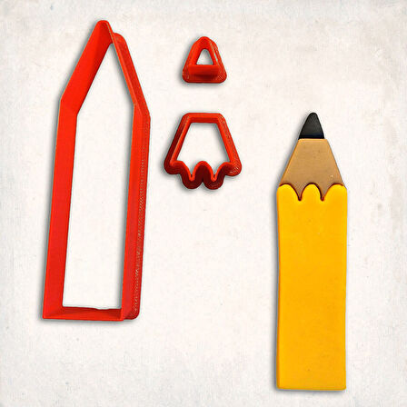 Kalem Detay Kurabiye Kalıp Seti 3’lü