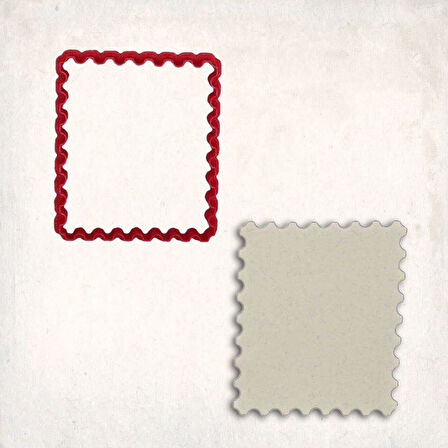 Posta Pulu Kurabiye Kalıbı Şekillendirici Kopat