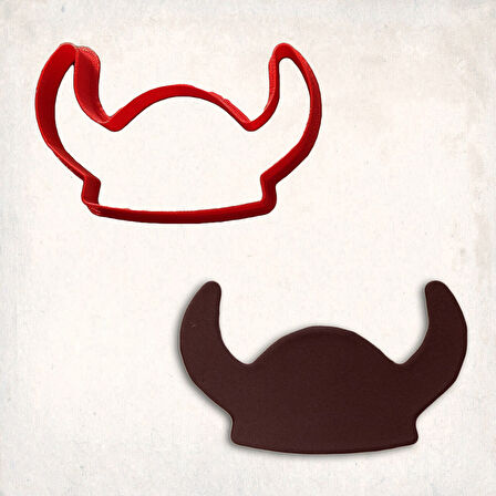 Viking Miğferi Kurabiye Kalıbı Şekillendirici Kopat