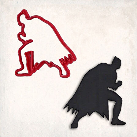 Batman Gövde Kurabiye Kalıbı Şekillendirici Kopat