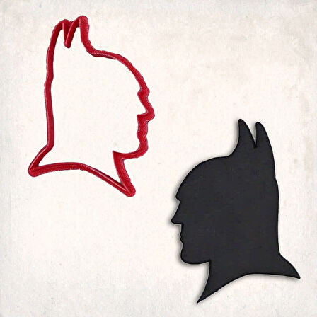 Batman Kafa Kurabiye Kalıbı Şekillendirici Kopat