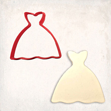 Gelinlik Kurabiye Kalıbı Şekillendirici Kopat